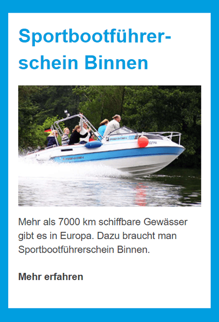 Sportbootführerschein Binnen in 86672 Thierhaupten