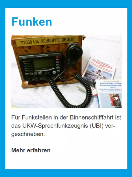 UKW Sprechfunkzeugnis UBI für 86697 Oberhausen